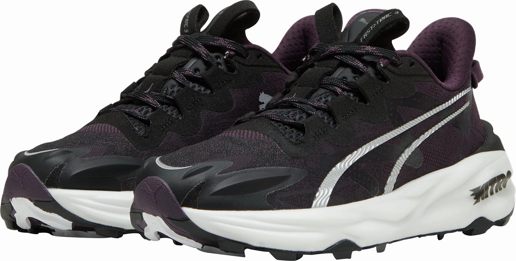 Puma Fast-Trac Nitro 3 Womens Trail Running Shoes - Black Bold Sneakers