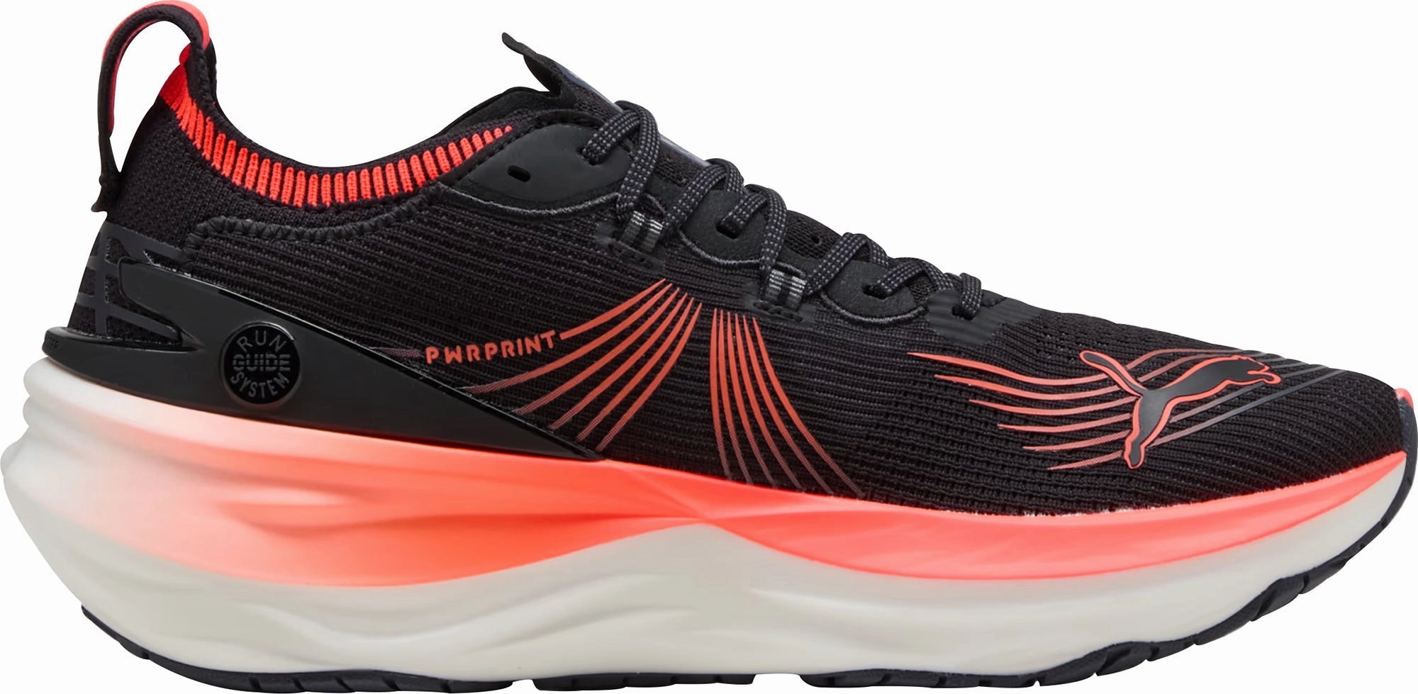 Puma ForeverRun Nitro 2 Mens Running Shoes - Black Cozy Footwear