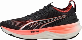Puma ForeverRun Nitro 2 Mens Running Shoes - Black Puma sport shoes with bold branding