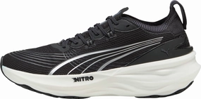 Puma ForeverRun Nitro 2 Mens Running Shoes - Black Puma sport shoes with bold branding