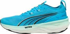 Puma ForeverRun Nitro 2 Mens Running Shoes - Blue Puma sport shoes with bold branding