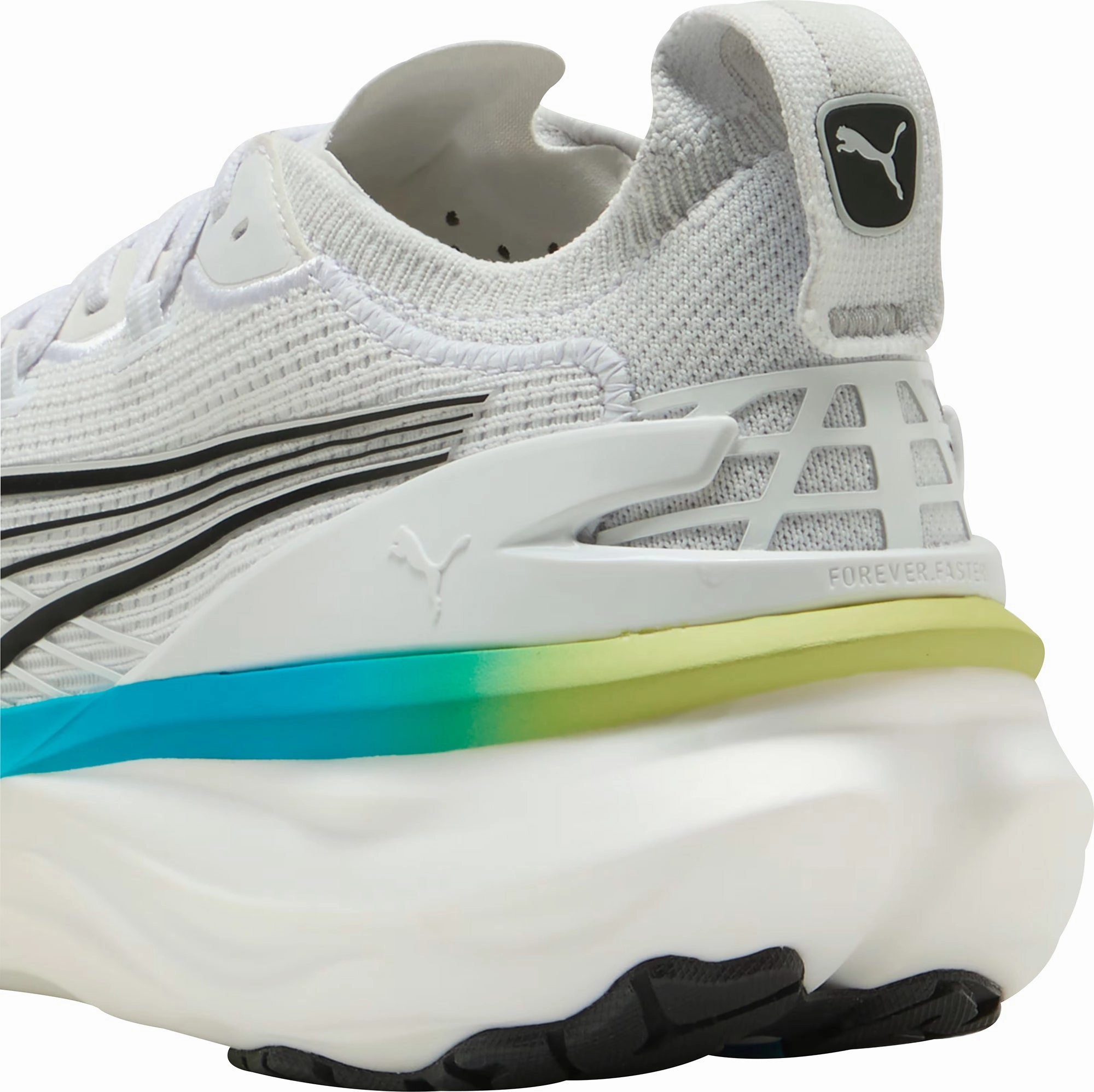 Puma ForeverRun Nitro 2 Mens Running Shoes - White Performance Fit Sneakers