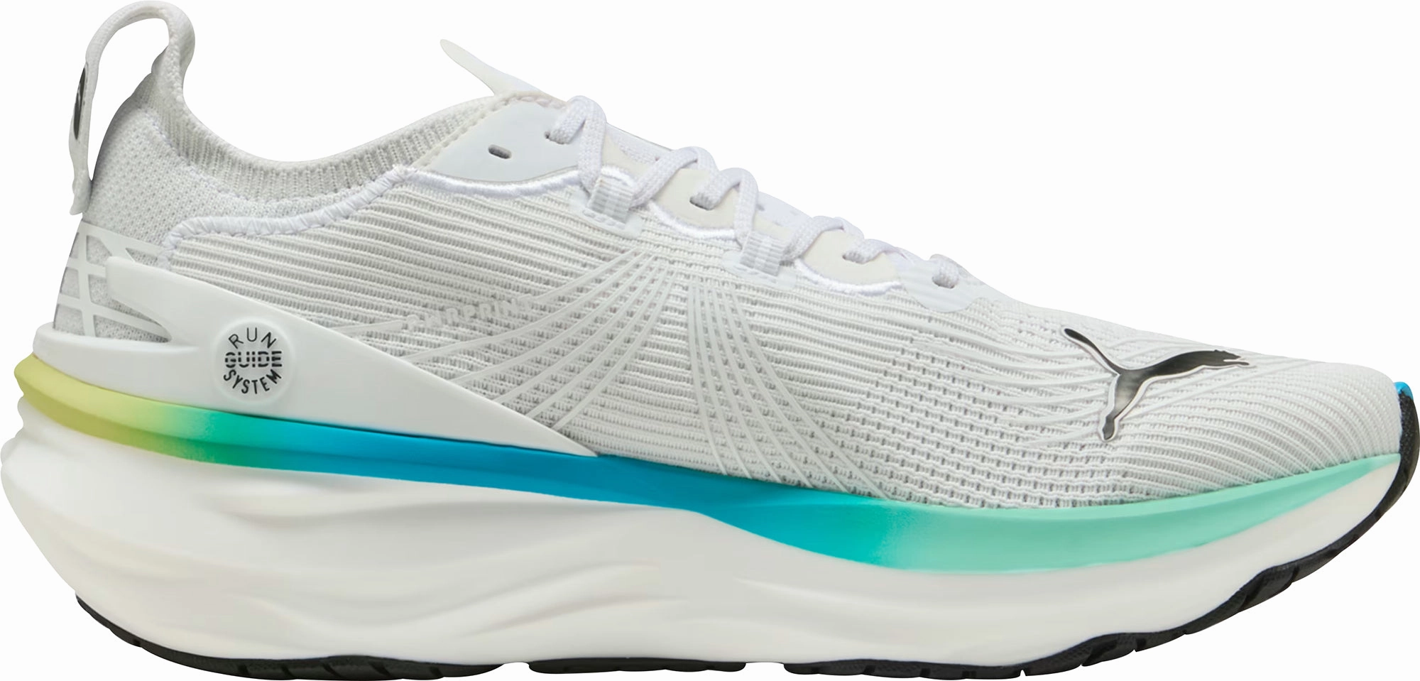 Puma ForeverRun Nitro 2 Mens Running Shoes - White Performance Fit Sneakers