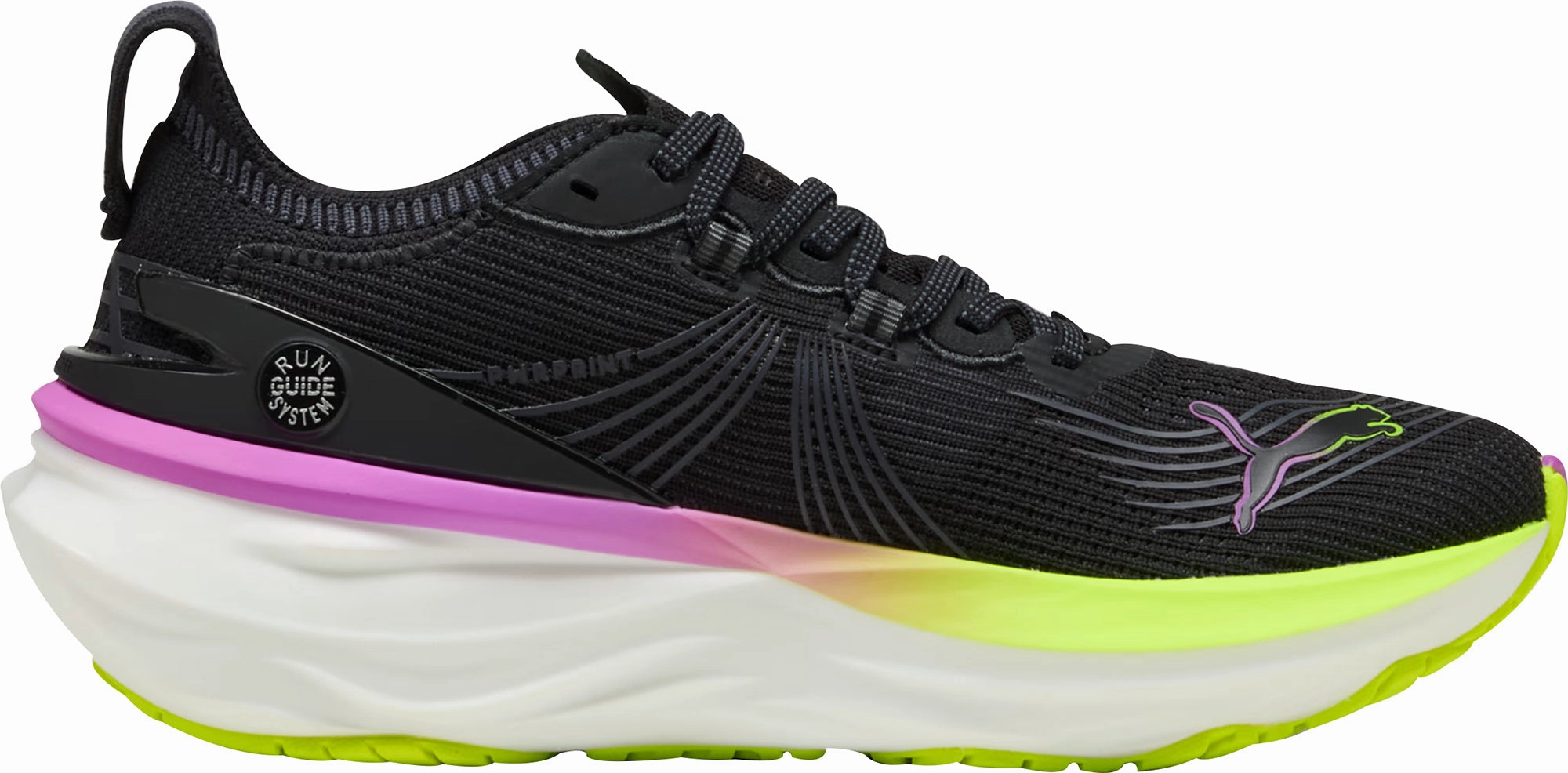 Puma ForeverRun Nitro 2 Womens Running Shoes - Black Cozy Footwear