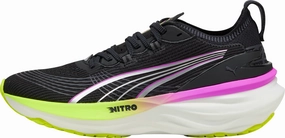 Puma ForeverRun Nitro 2 Womens Running Shoes - Black Puma sport shoes with bold branding