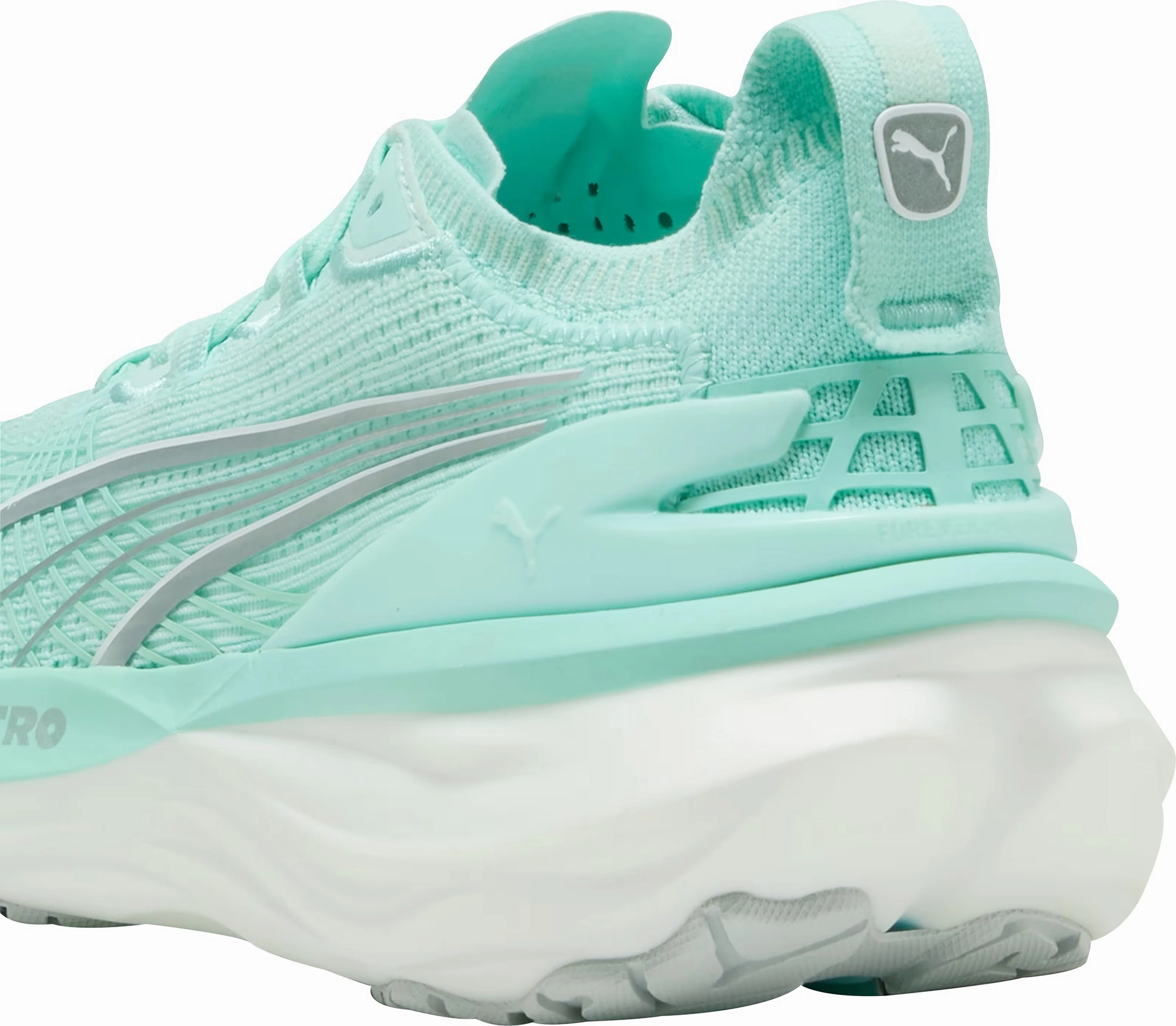 Puma ForeverRun Nitro 2 Womens Running Shoes - Green Performance Fit Sneakers