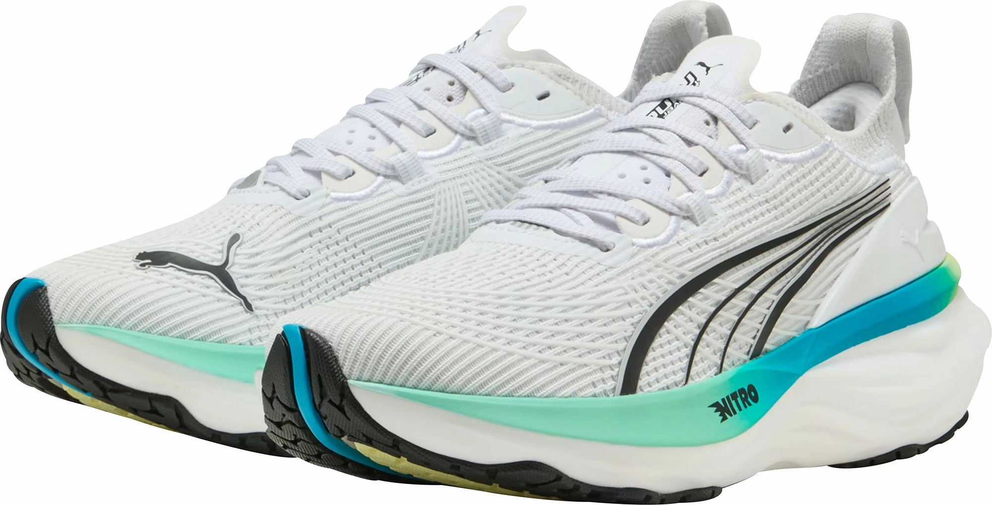 Puma ForeverRun Nitro 2 Womens Running Shoes - White Cozy Footwear
