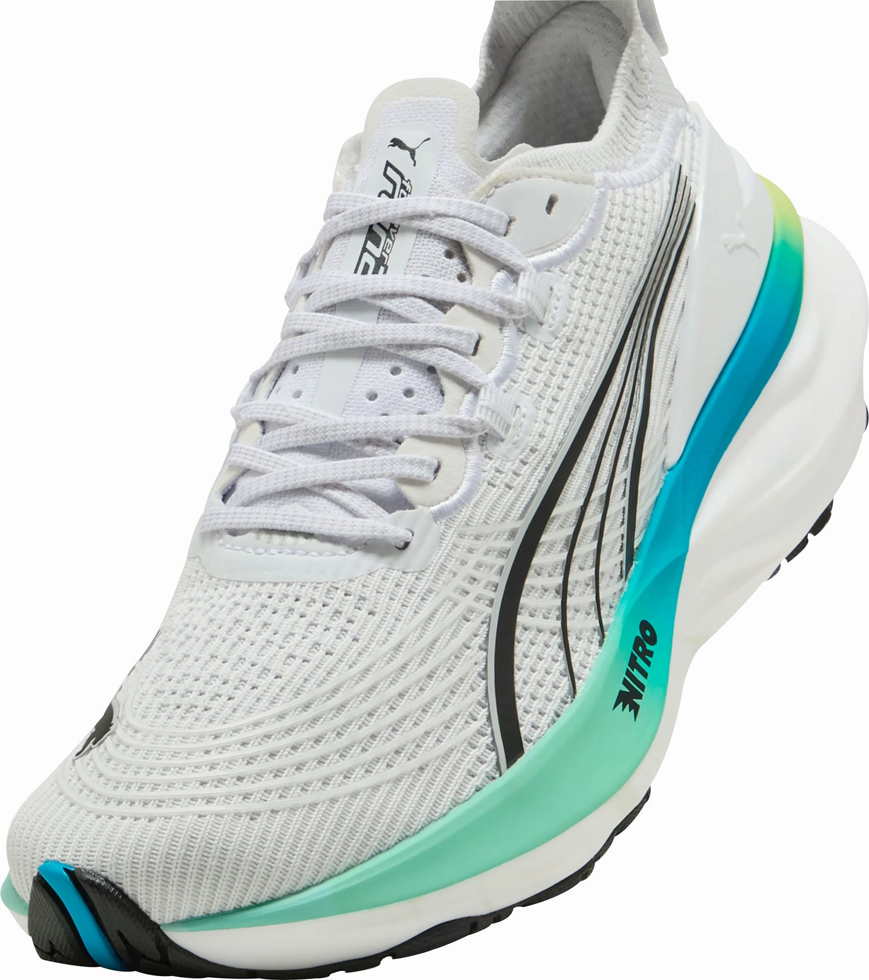 Puma ForeverRun Nitro 2 Womens Running Shoes - White Cozy Footwear