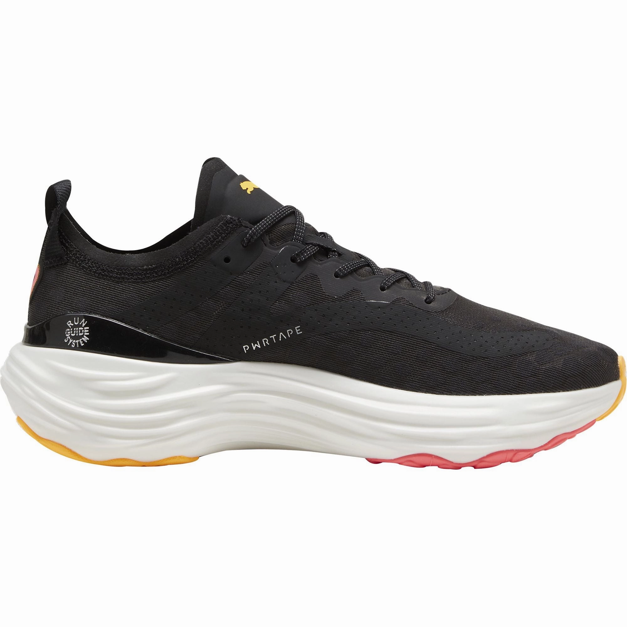 Puma ForeverRun Nitro Mens Running Shoes - Black Bold Sneakers