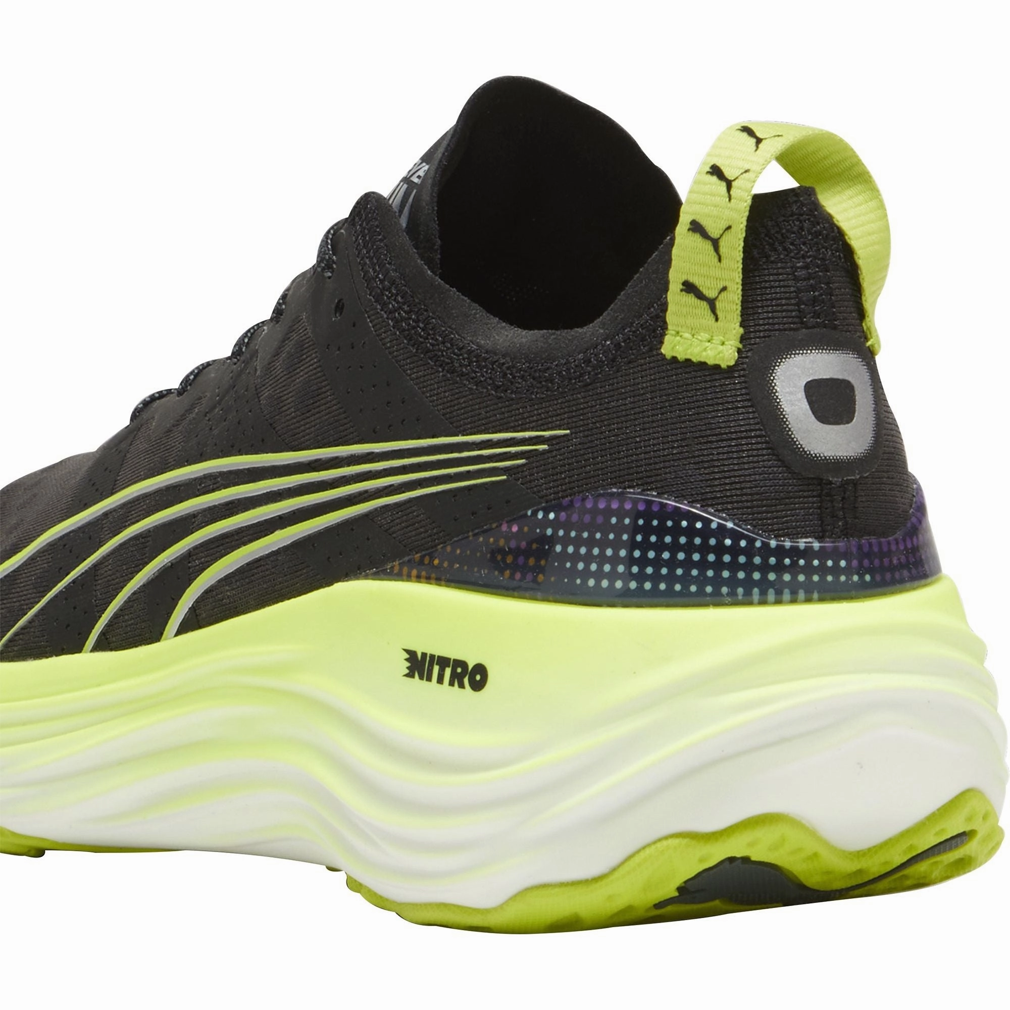 Puma ForeverRun Nitro Mens Running Shoes - Black Bold Sneakers
