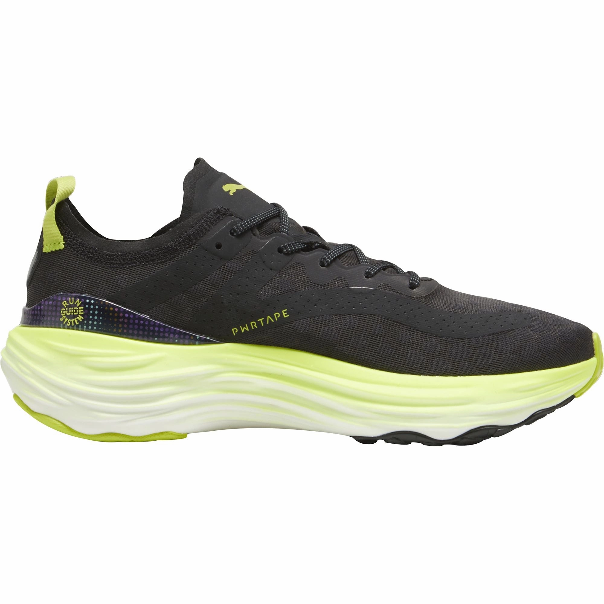 Puma ForeverRun Nitro Mens Running Shoes - Black Bold Sneakers