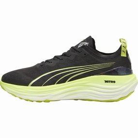 Puma ForeverRun Nitro Mens Running Shoes - Black Puma athletic shoes for urban lifestyle