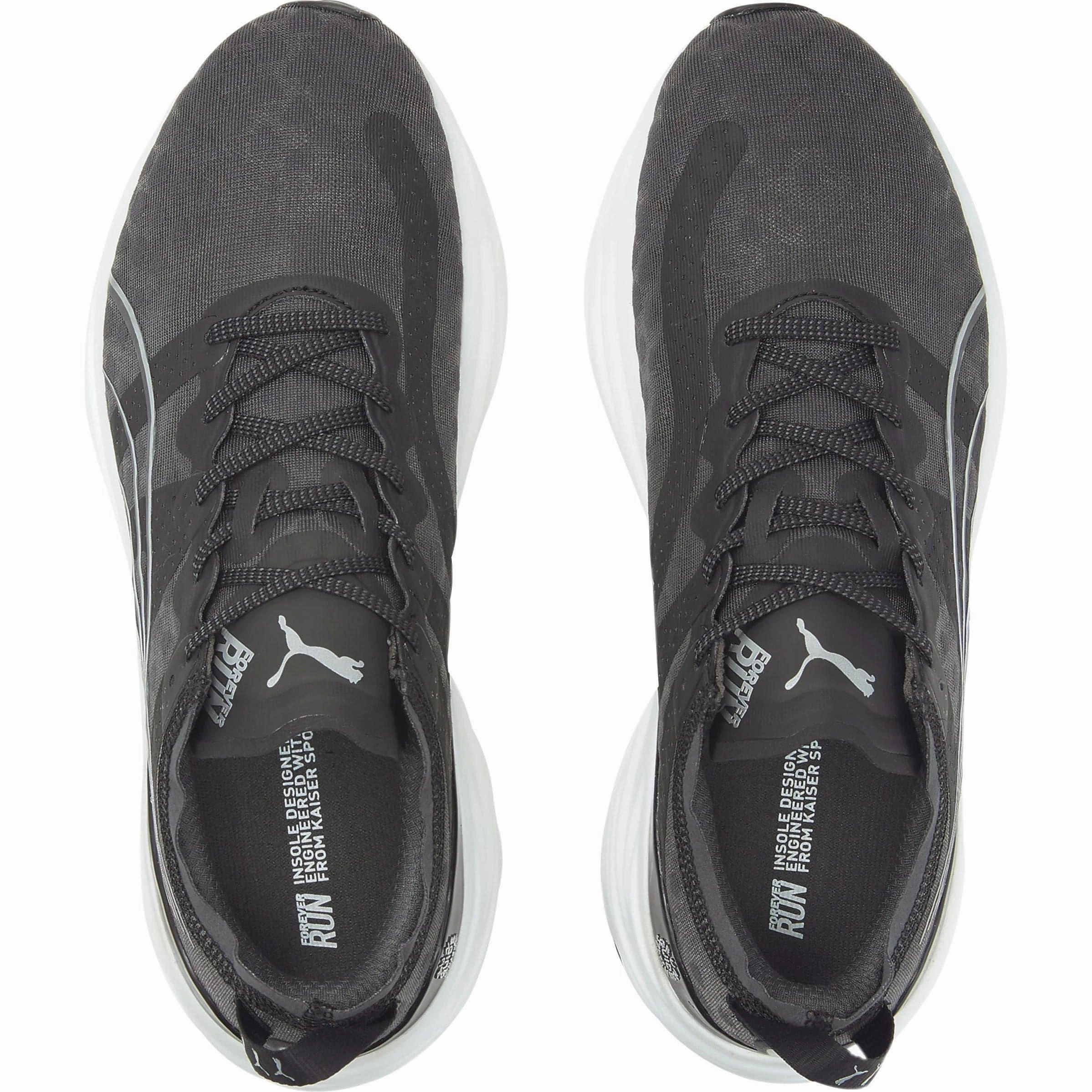 Puma ForeverRun Nitro Mens Running Shoes - Black Cozy Footwear