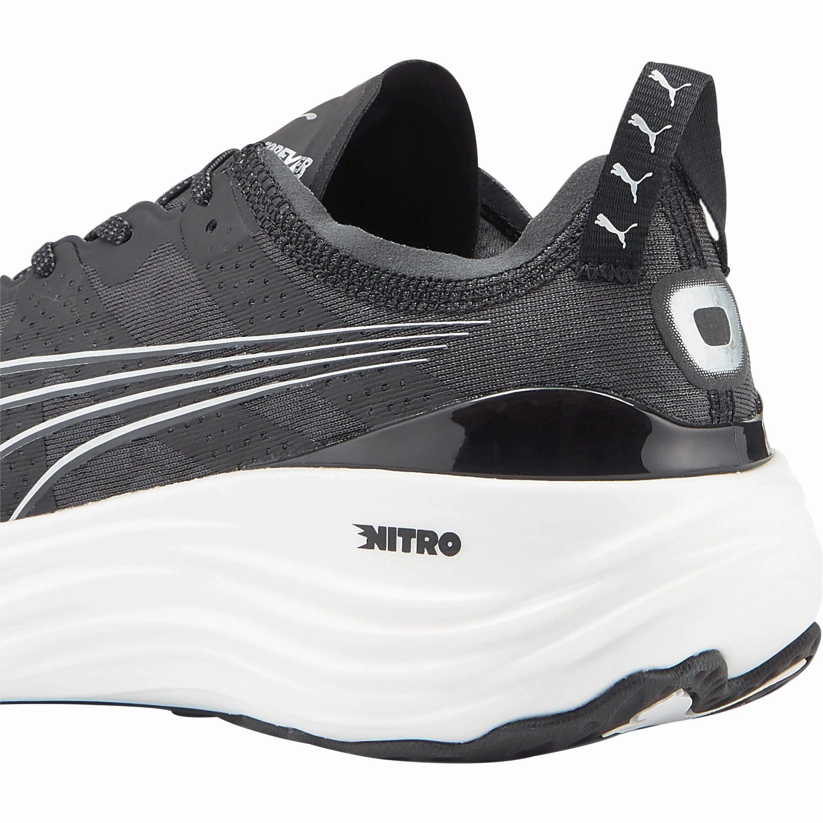 Puma ForeverRun Nitro Mens Running Shoes - Black Cozy Footwear