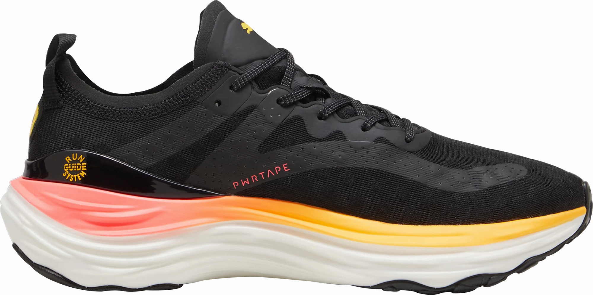 Puma ForeverRun Nitro Mens Running Shoes - Black Cozy Footwear