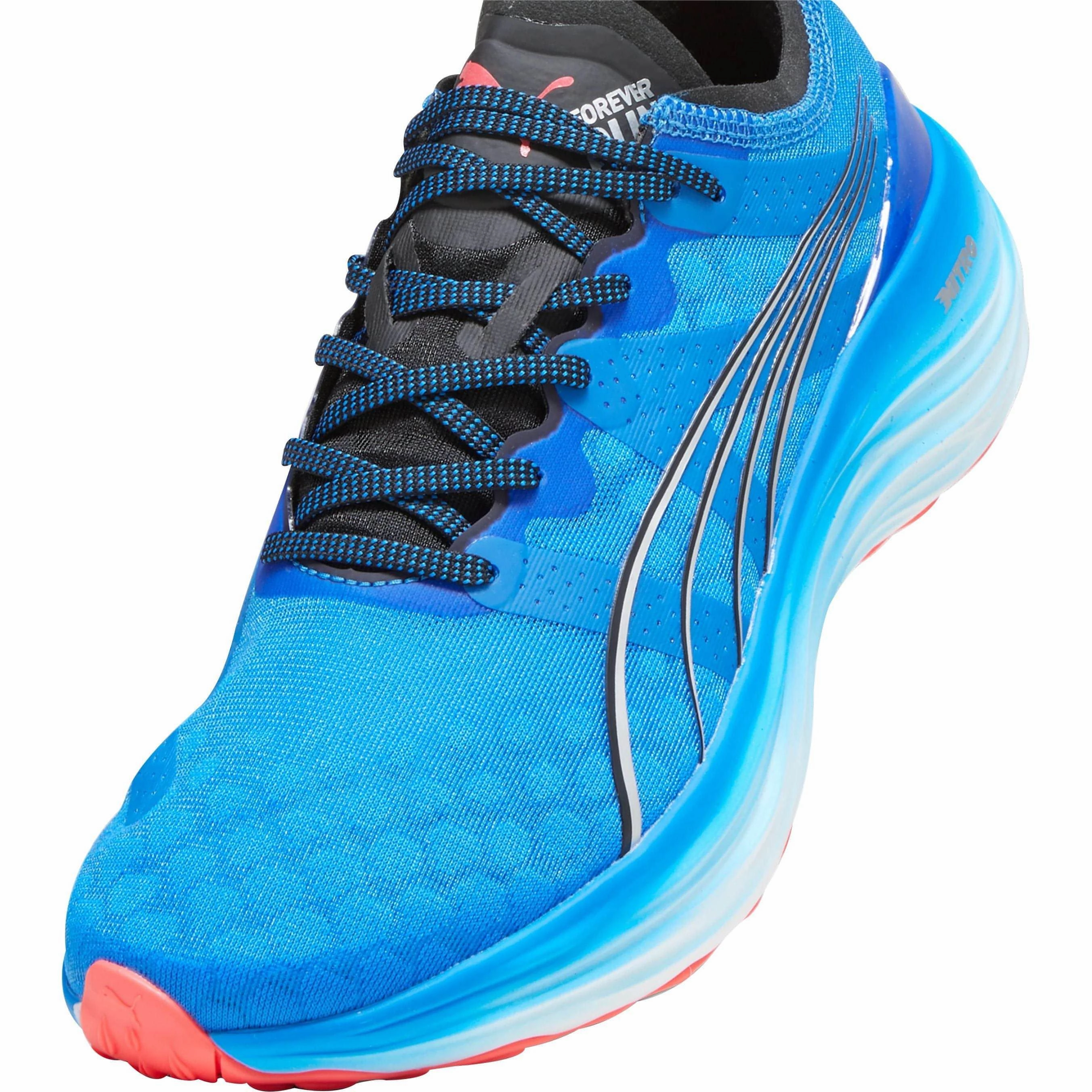 Puma ForeverRun Nitro Mens Running Shoes - Blue Cozy Footwear