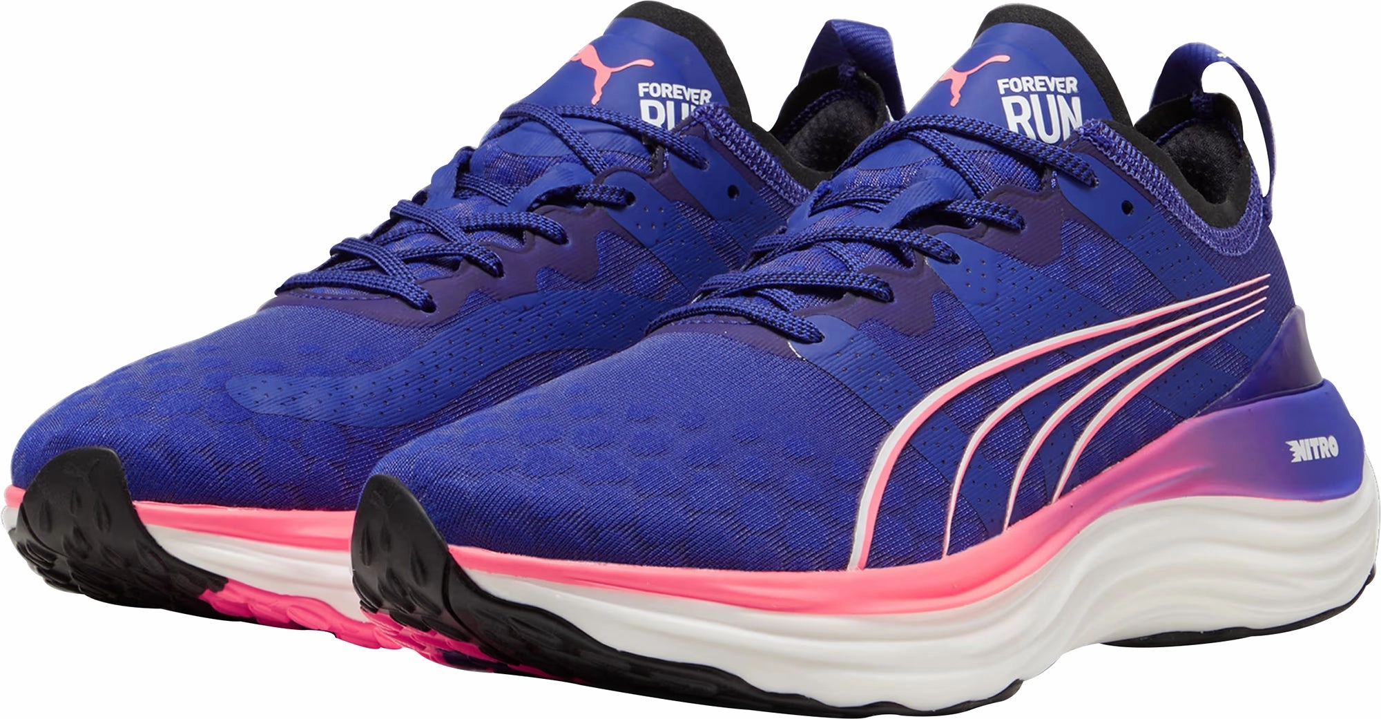 Puma ForeverRun Nitro Mens Running Shoes - Navy Cozy Footwear