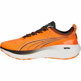 Puma ForeverRun Nitro Mens Running Shoes - Orange Puma sport shoes with bold branding