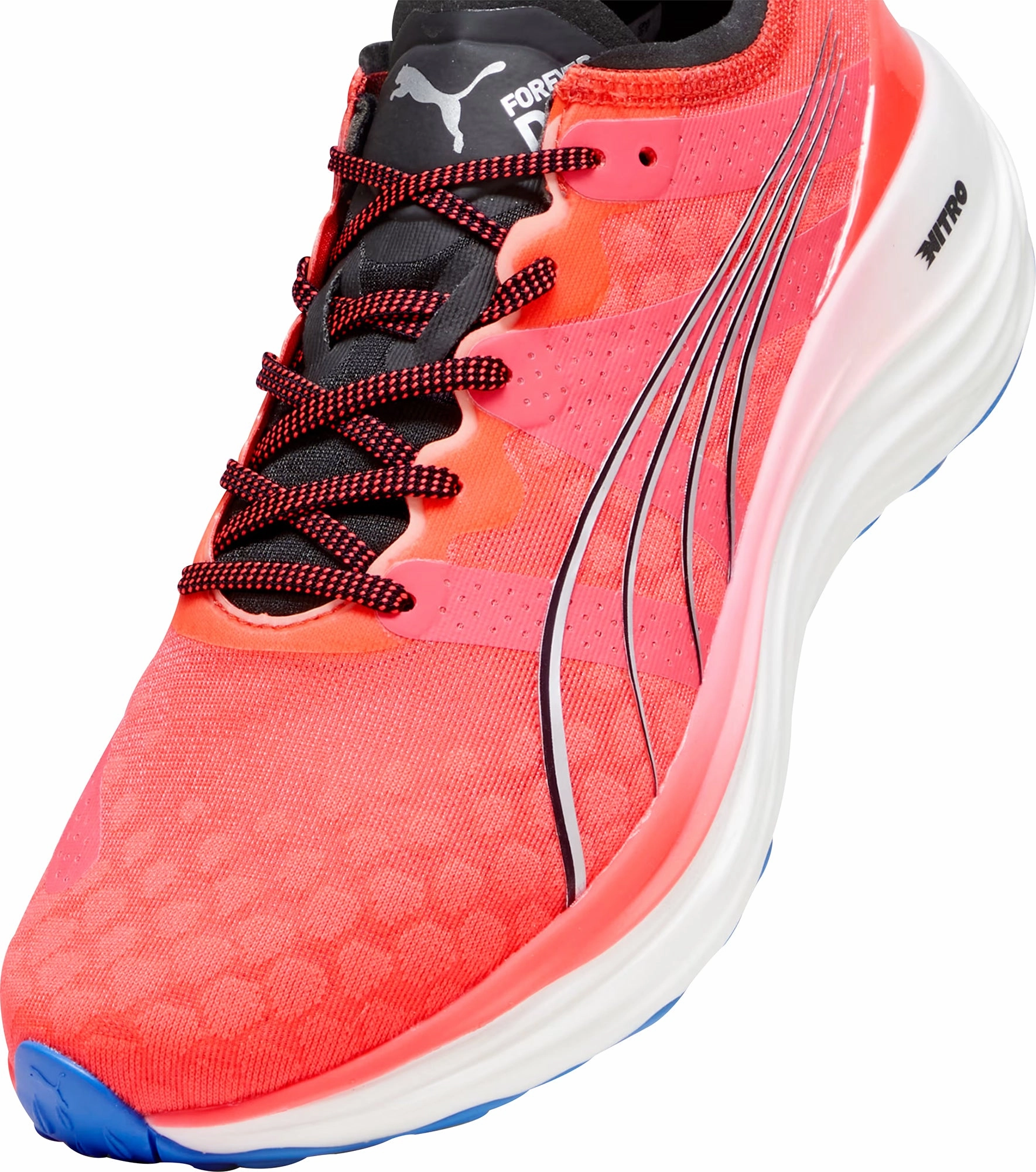 Puma ForeverRun Nitro Mens Running Shoes - Red Bold Sneakers