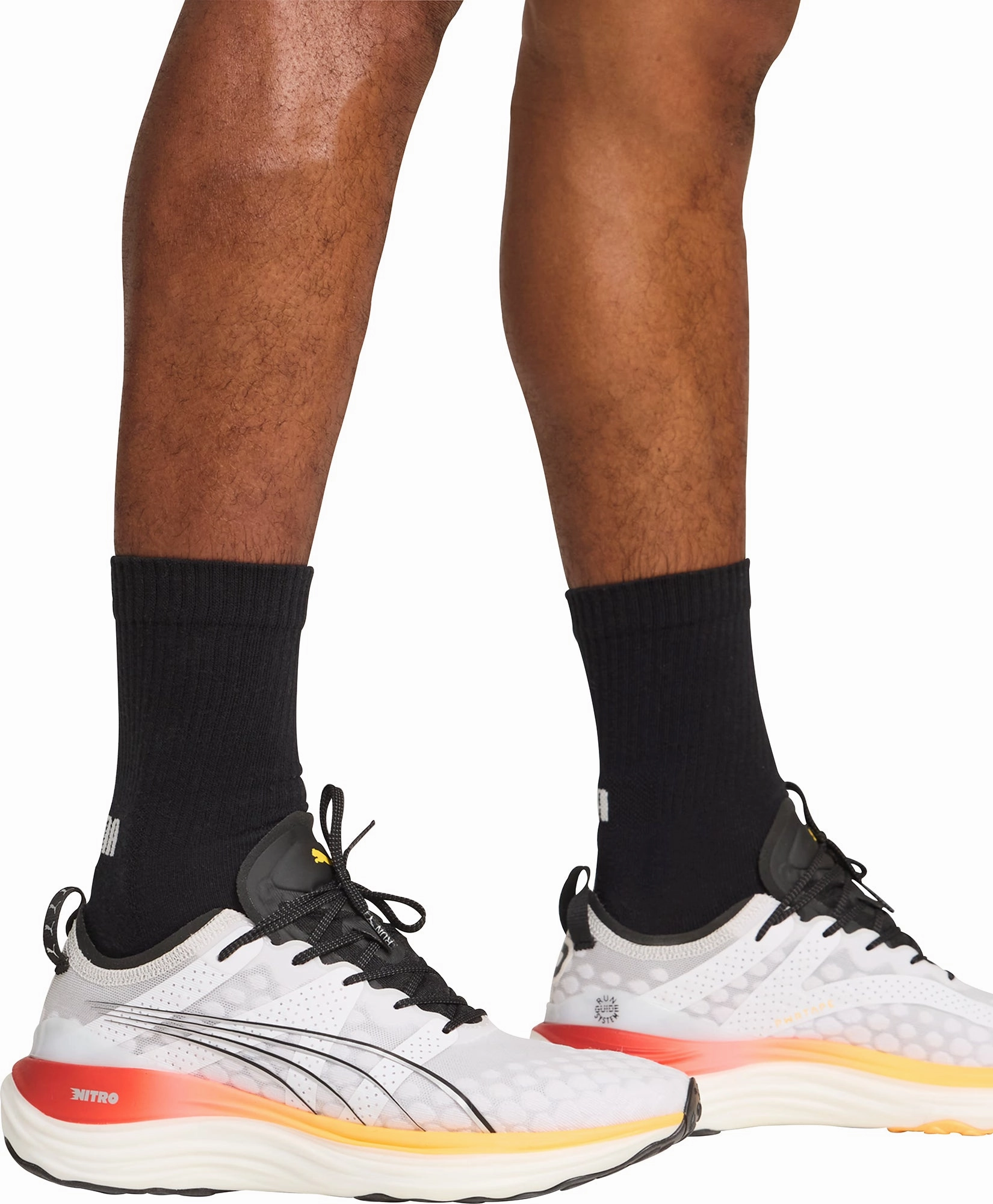 Puma ForeverRun Nitro Mens Running Shoes - White Cozy Footwear