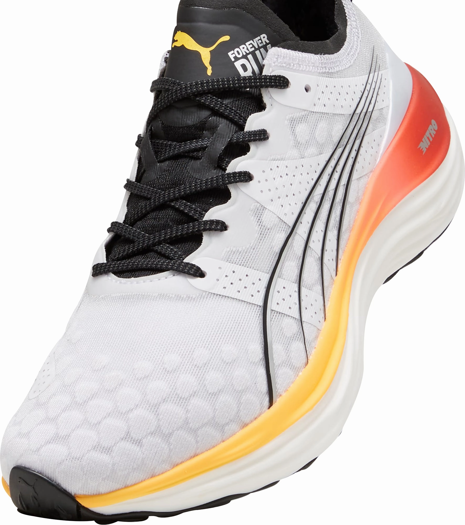 Puma ForeverRun Nitro Mens Running Shoes - White Cozy Footwear