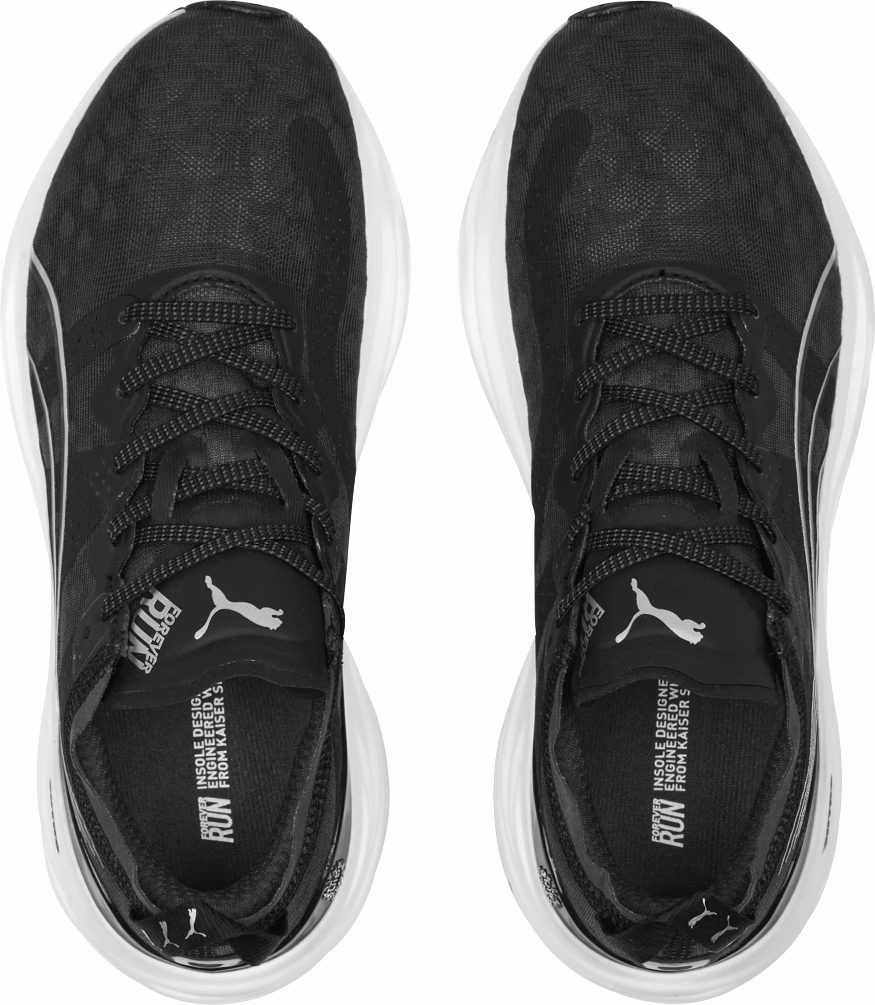 Puma ForeverRun Nitro Womens Running Shoes - Black Bold Sneakers