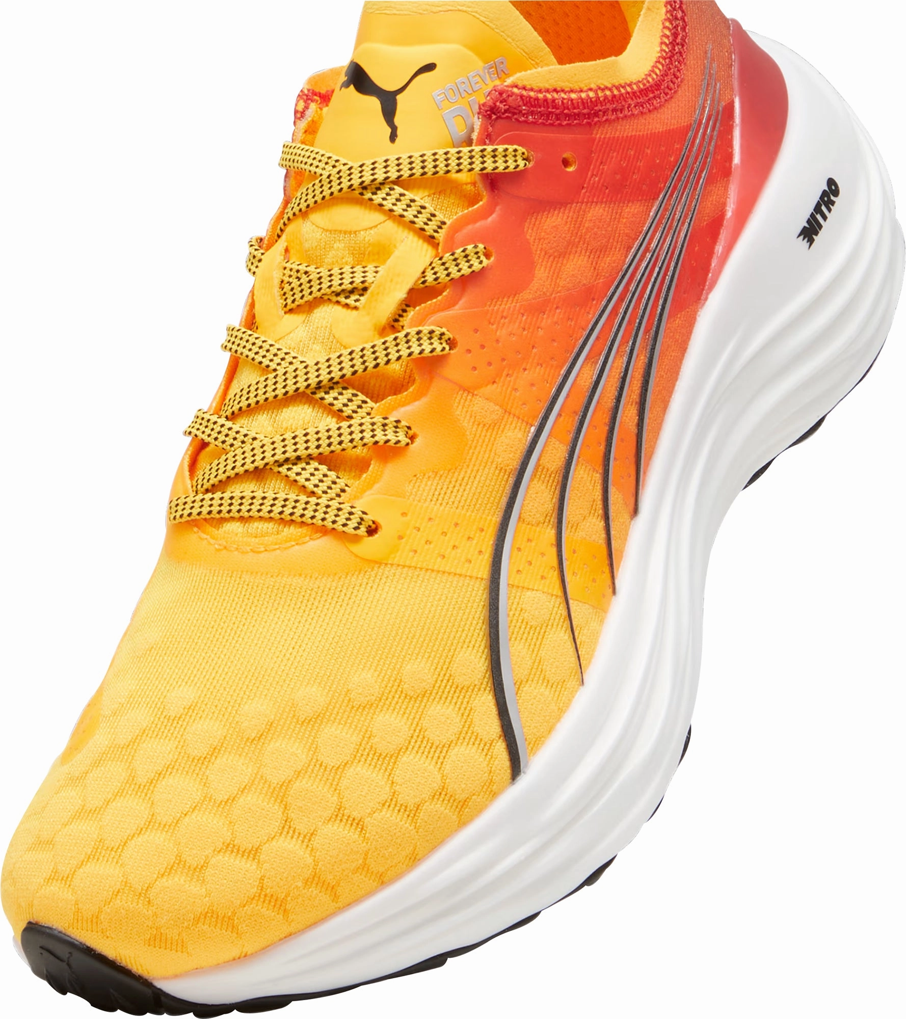 Puma ForeverRun Nitro Womens Running Shoes - Orange Bold Sneakers