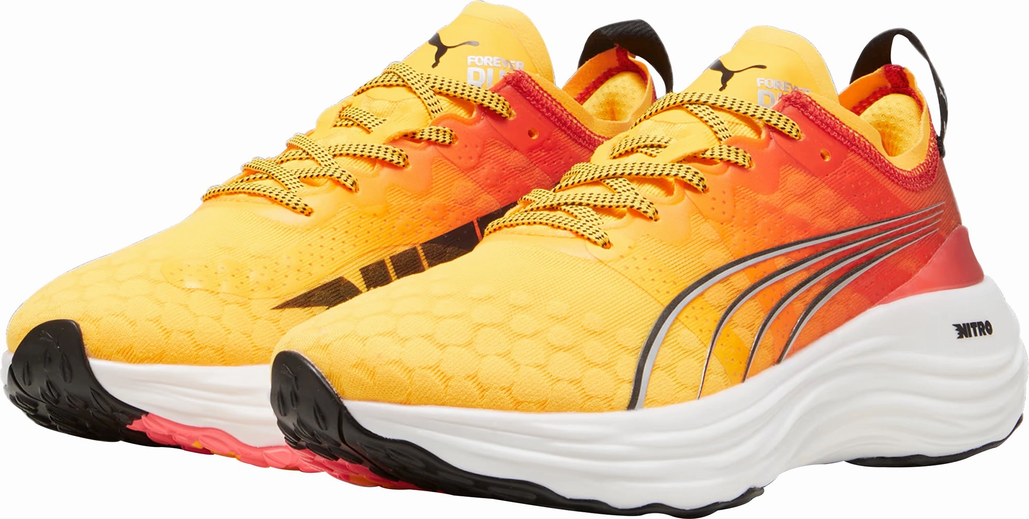 Puma ForeverRun Nitro Womens Running Shoes - Orange Bold Sneakers