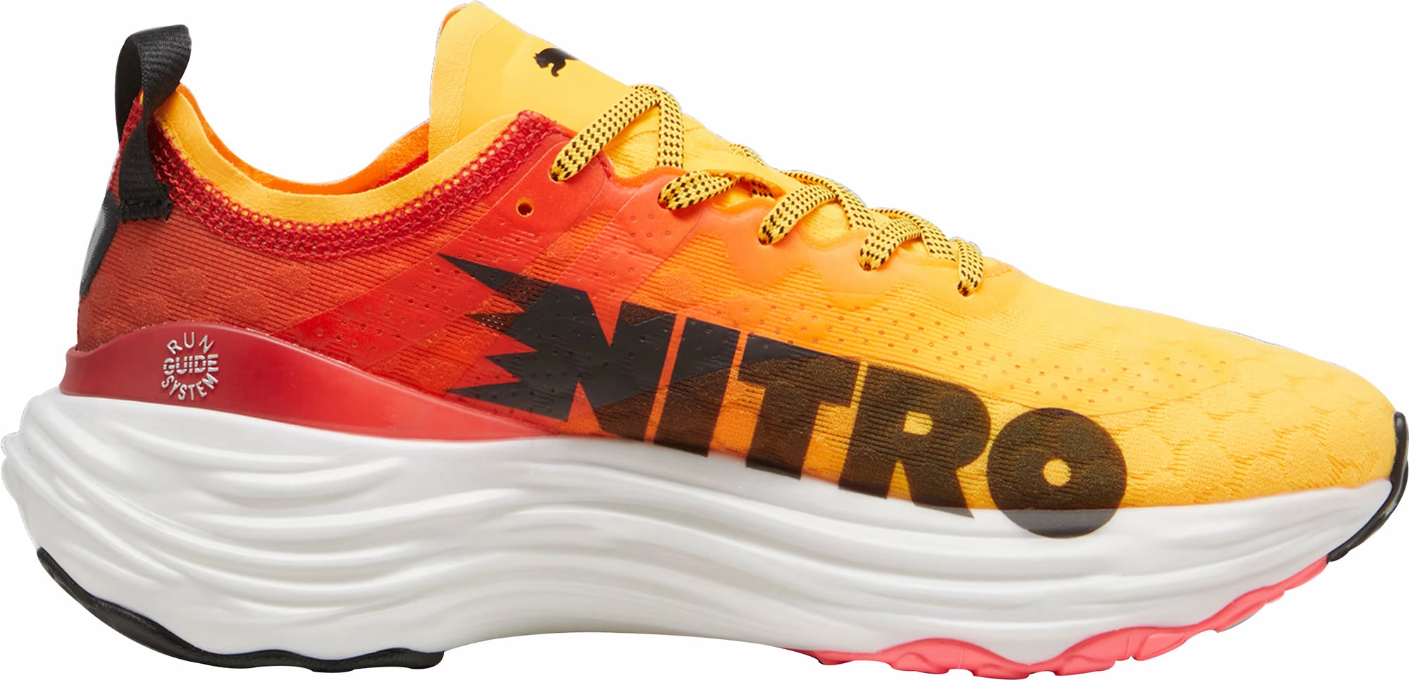Puma ForeverRun Nitro Womens Running Shoes - Orange Bold Sneakers