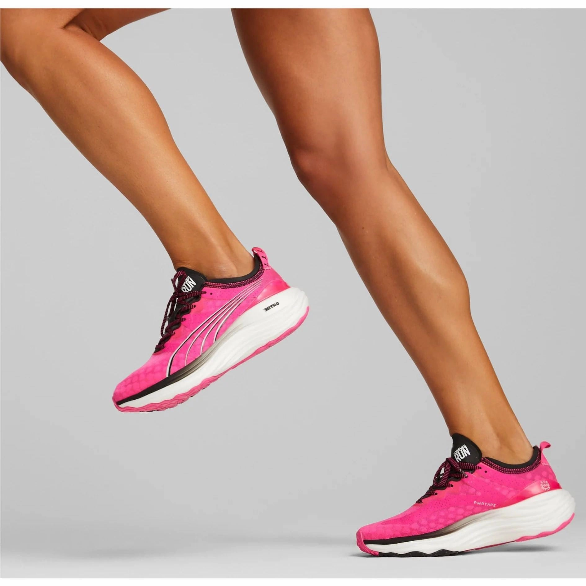 Puma ForeverRun Nitro Womens Running Shoes - Pink Bold Sneakers