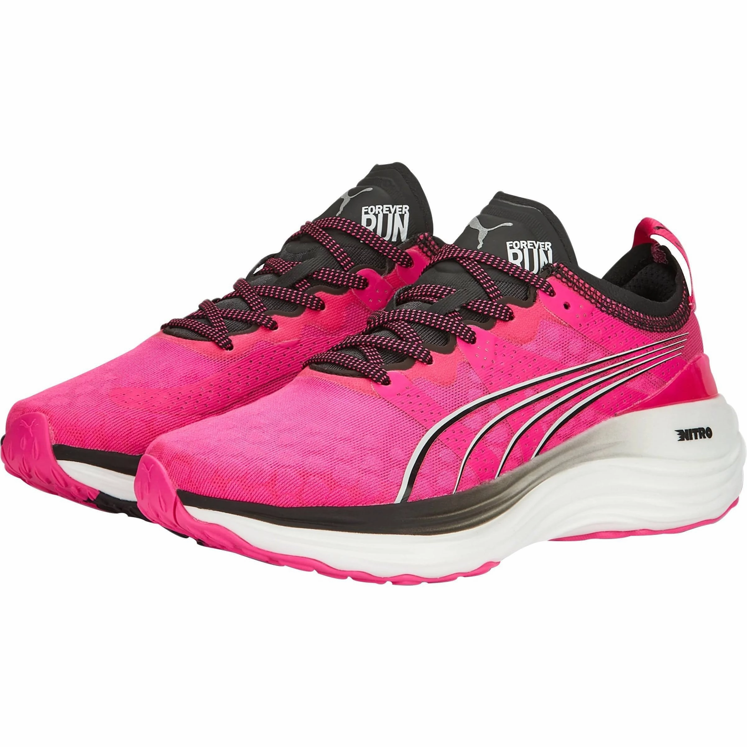 Puma ForeverRun Nitro Womens Running Shoes - Pink Bold Sneakers