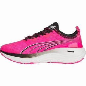 Puma ForeverRun Nitro Womens Running Shoes - Pink Puma athletic shoes for urban lifestyle