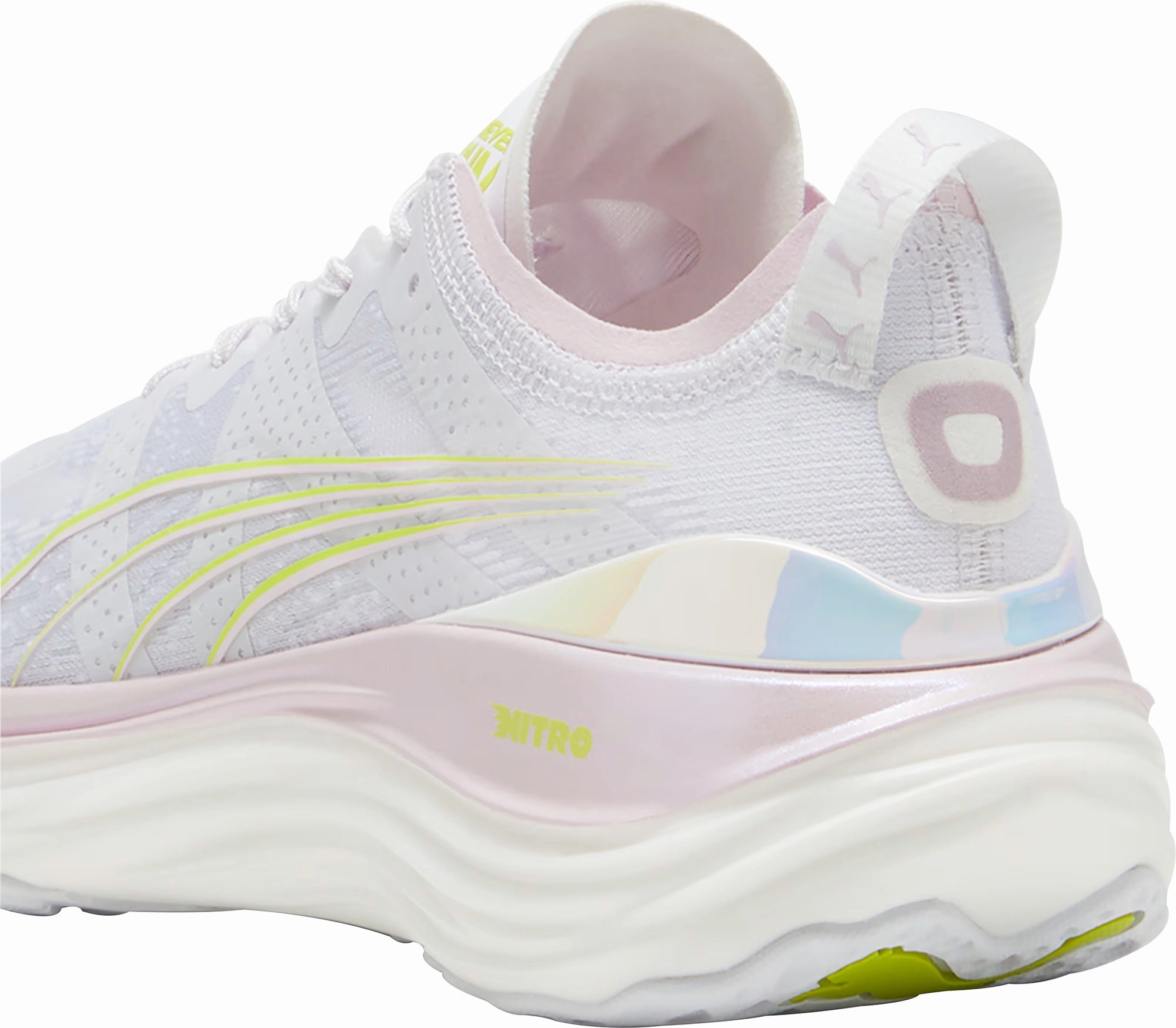 Puma ForeverRun Nitro Womens Running Shoes - White Bold Sneakers