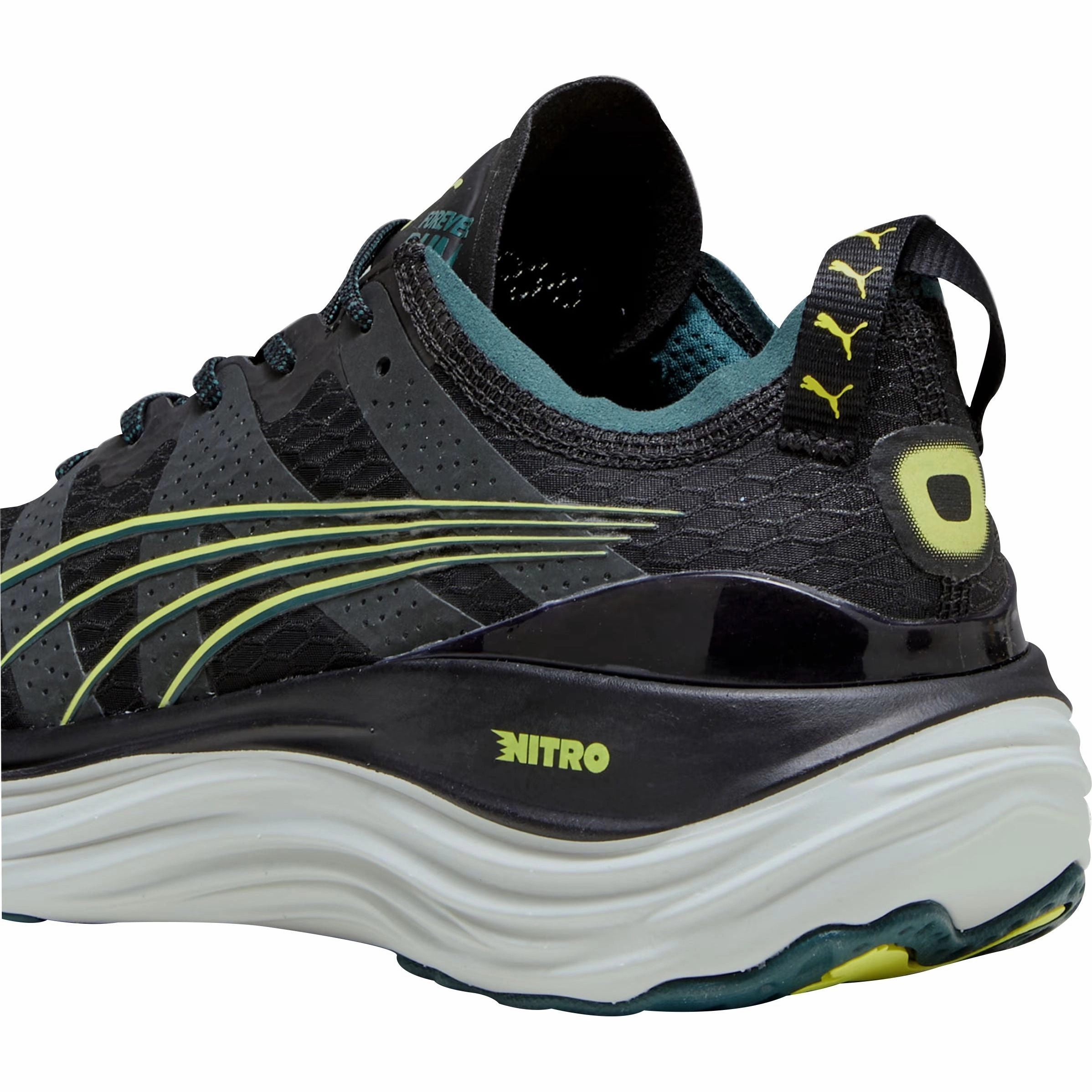 Puma ForeverRun Nitro WTR Mens Running Shoes - Black Cozy Footwear