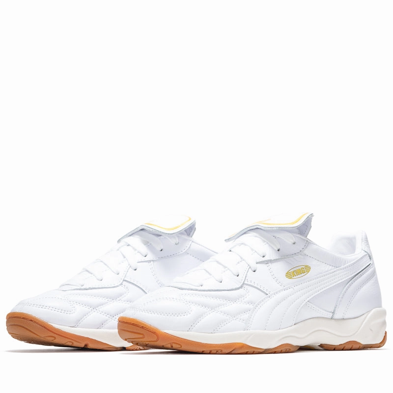 Puma King Indoor - White/Frosted Ivory Puma trainer style images