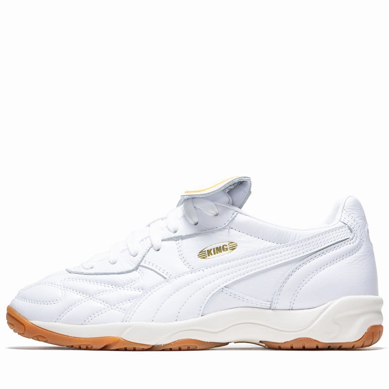 Puma King Indoor - White/Frosted Ivory Puma bold casual footwear
