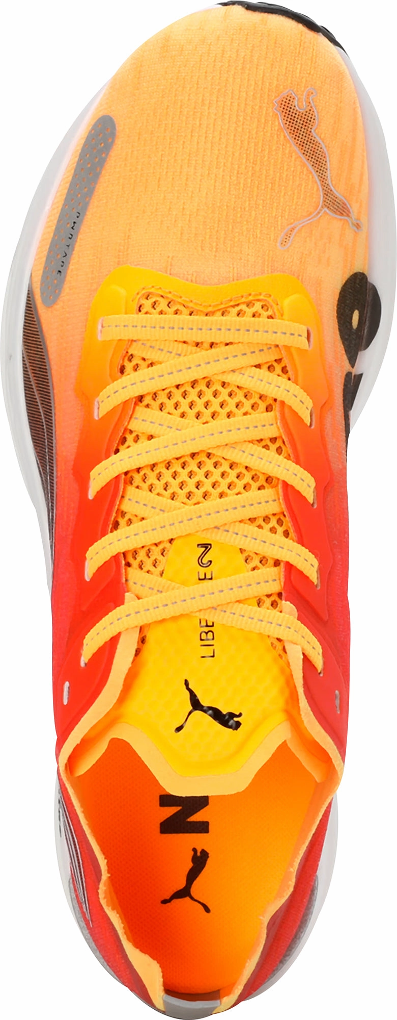 Puma Liberate Nitro 2 Mens Running Shoes - Orange Cozy Footwear