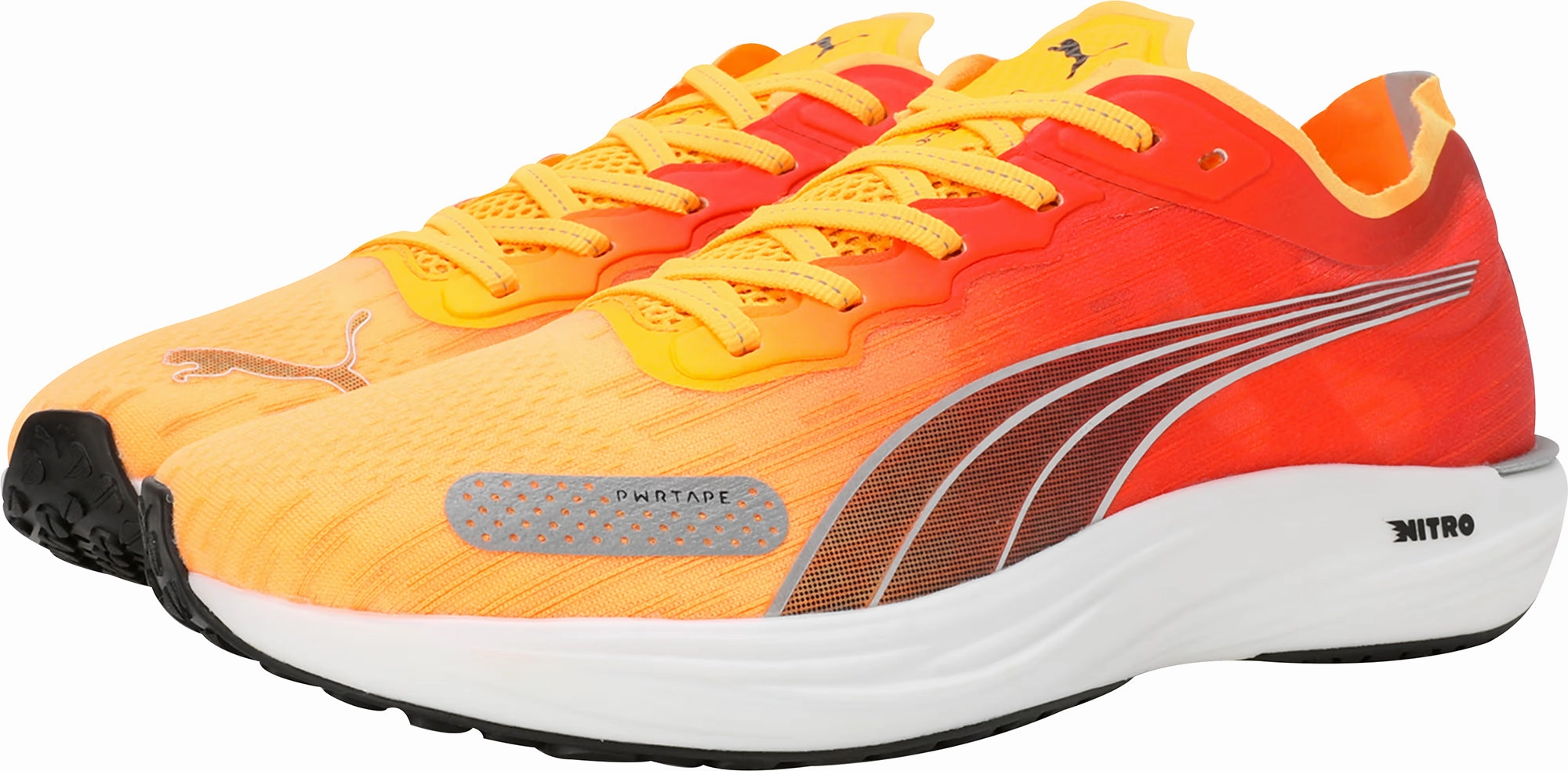 Puma Liberate Nitro 2 Mens Running Shoes - Orange Cozy Footwear