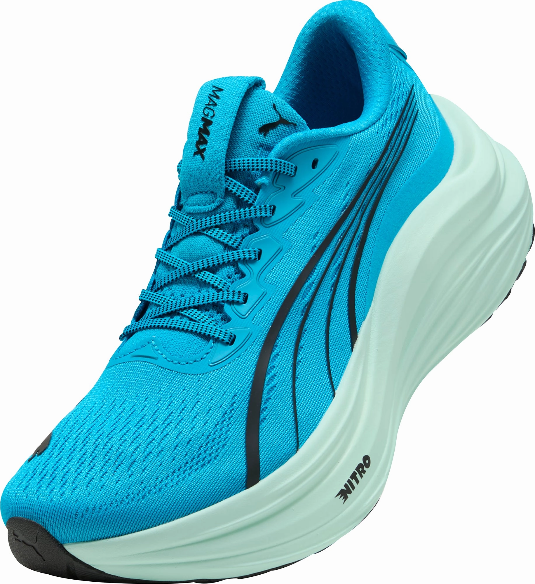 Puma MagMax Nitro Mens Running Shoes - Blue Cozy Footwear