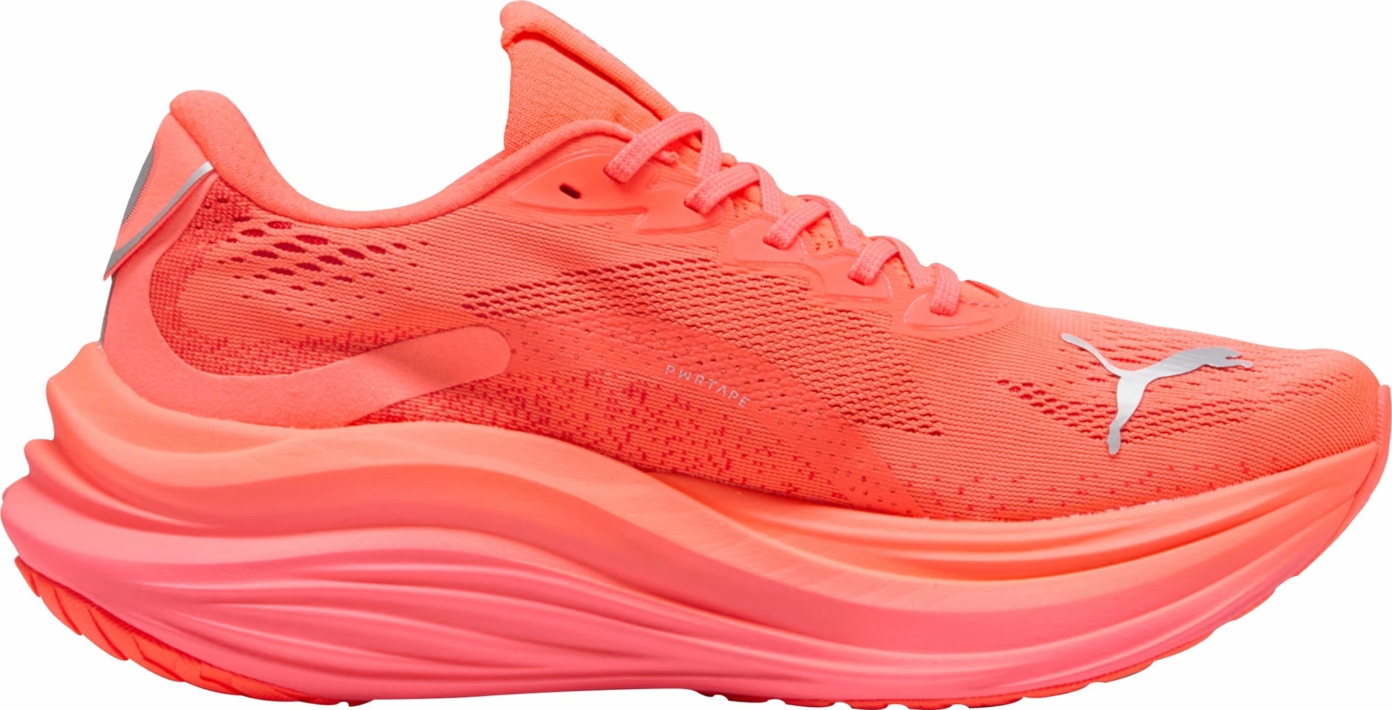 Puma MagMax Nitro Mens Running Shoes - Red Performance Fit Sneakers