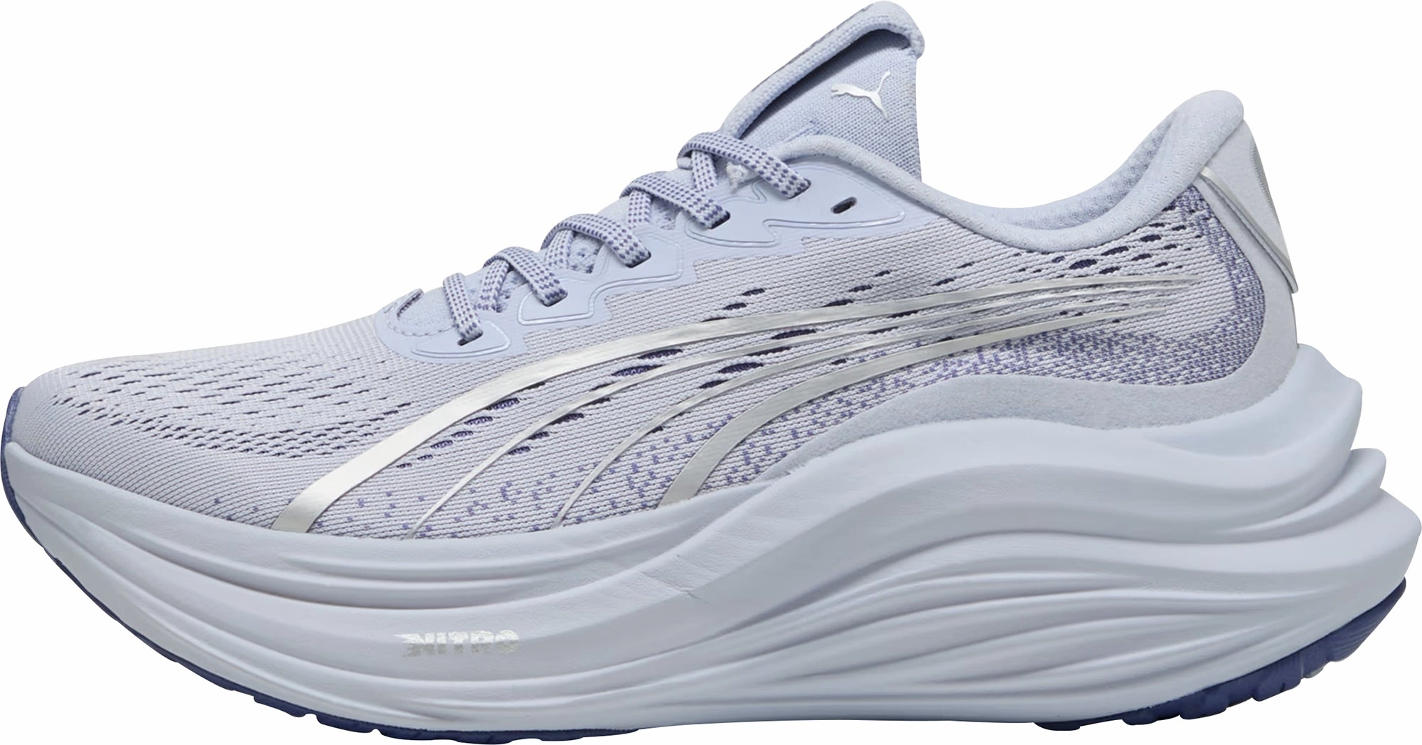 Puma MagMax Nitro Womens Running Shoes - Blue Puma athletic shoes for urban lifestyle