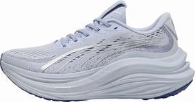 Puma MagMax Nitro Womens Running Shoes - Blue Puma athletic shoes for urban lifestyle