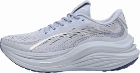 Puma MagMax Nitro Womens Running Shoes - Blue Puma sport shoes with bold branding