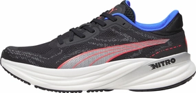 Puma Magnify Nitro 2 Mens Running Shoes - Black Puma sport shoes with bold branding