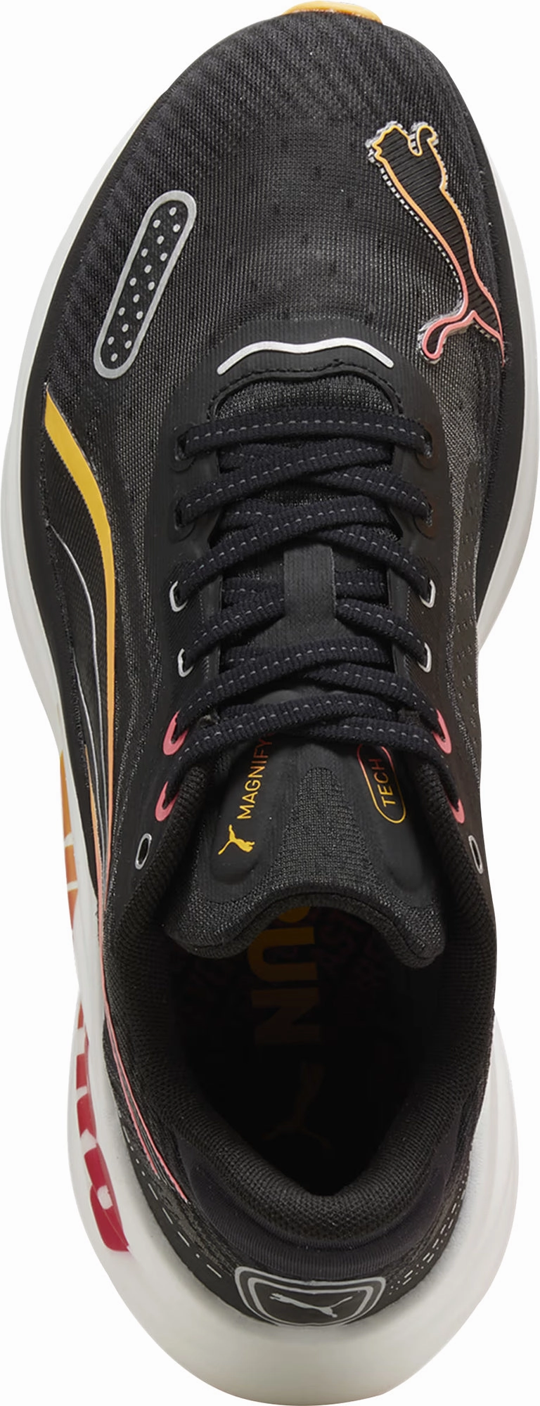 Puma Magnify Nitro 2 Tech Mens Running Shoes - Black Bold Sneakers