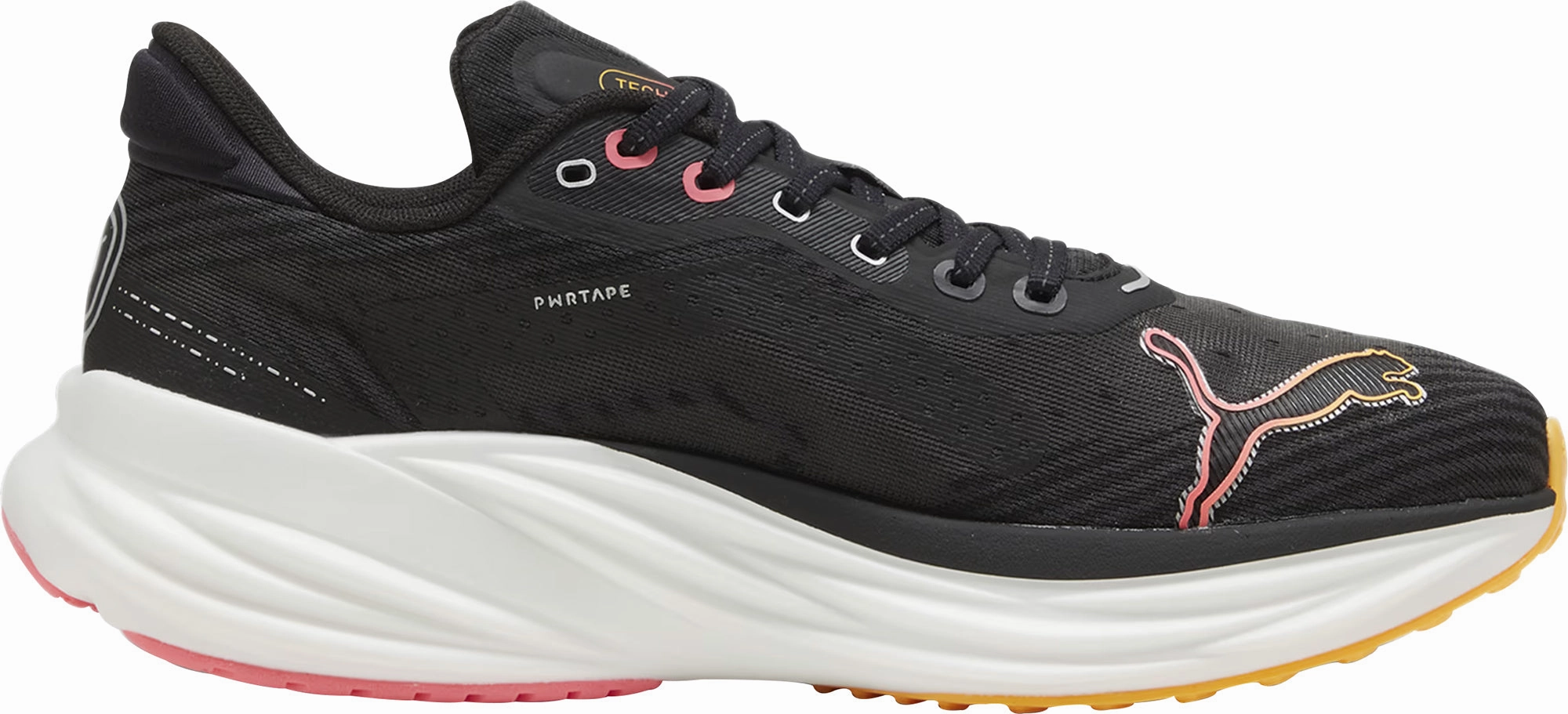 Puma Magnify Nitro 2 Tech Mens Running Shoes - Black Bold Sneakers