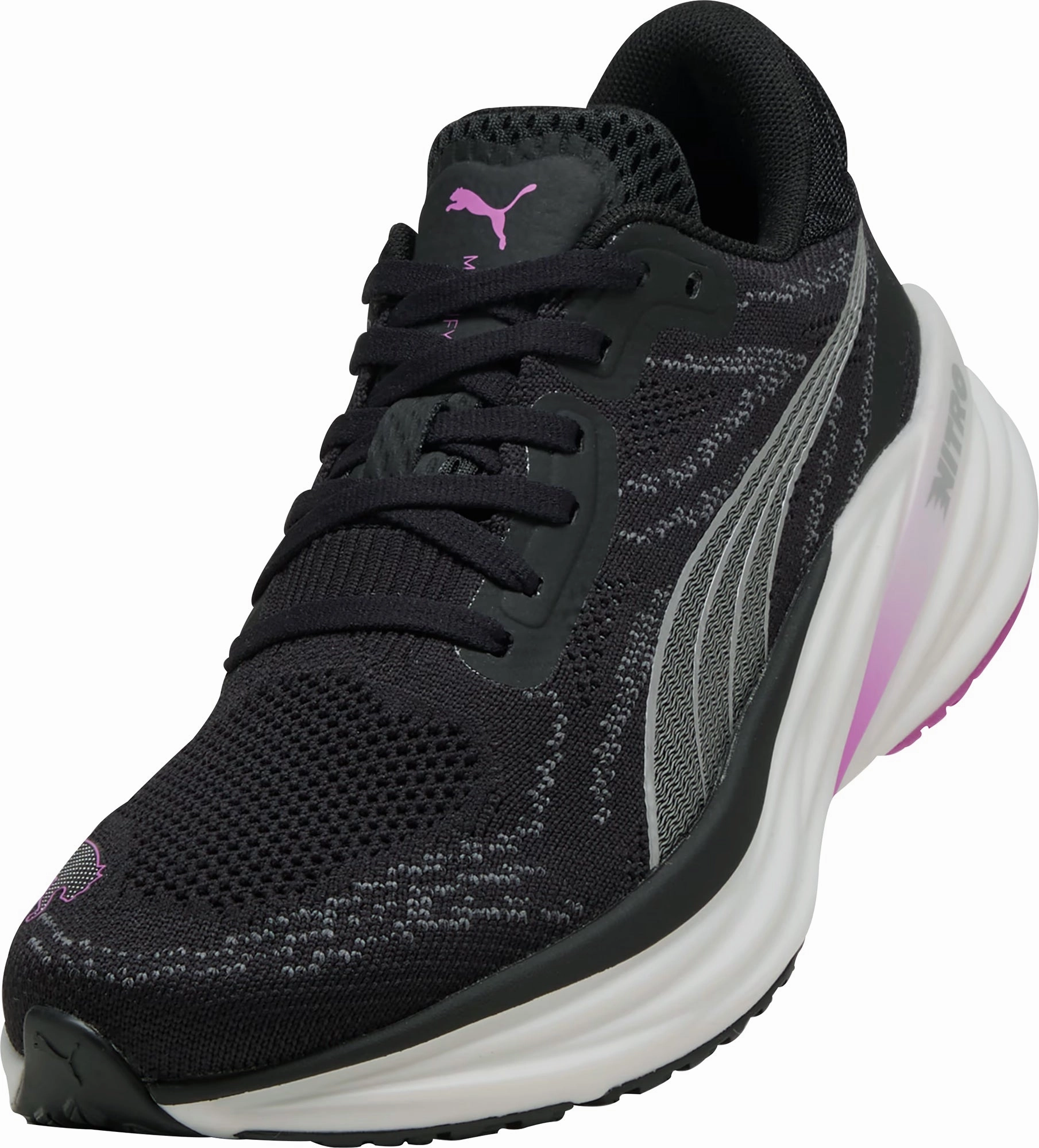 Puma Magnify Nitro 2 Womens Running Shoes - Black Cozy Footwear