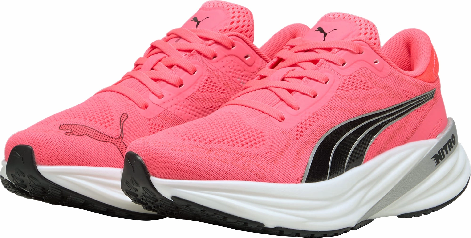 Puma Magnify Nitro 2 Womens Running Shoes - Pink Cozy Footwear