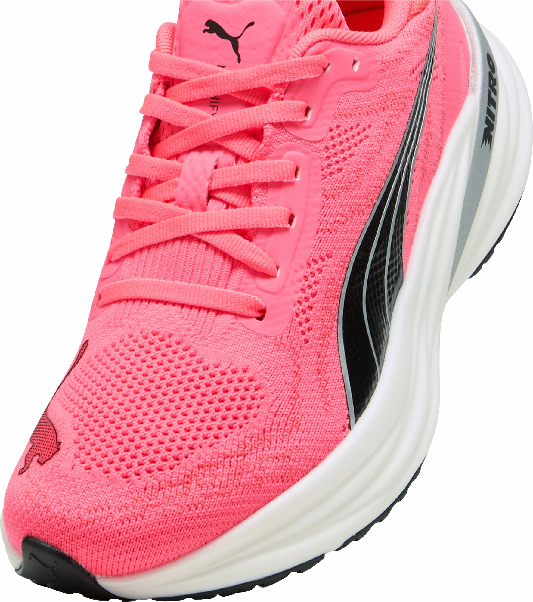Puma Magnify Nitro 2 Womens Running Shoes - Pink Cozy Footwear