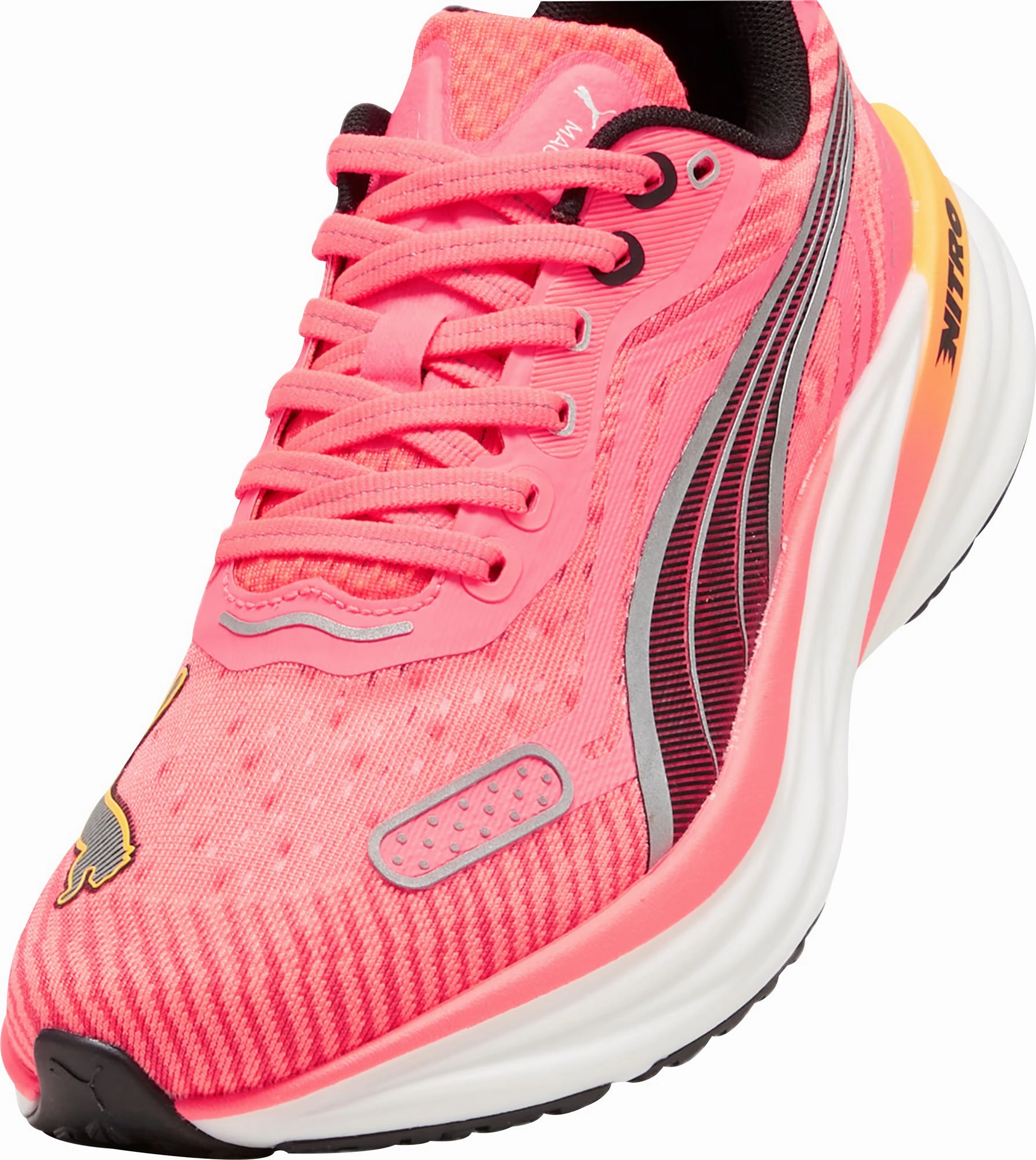 Puma Magnify Nitro 2 Womens Running Shoes - Pink Cozy Footwear